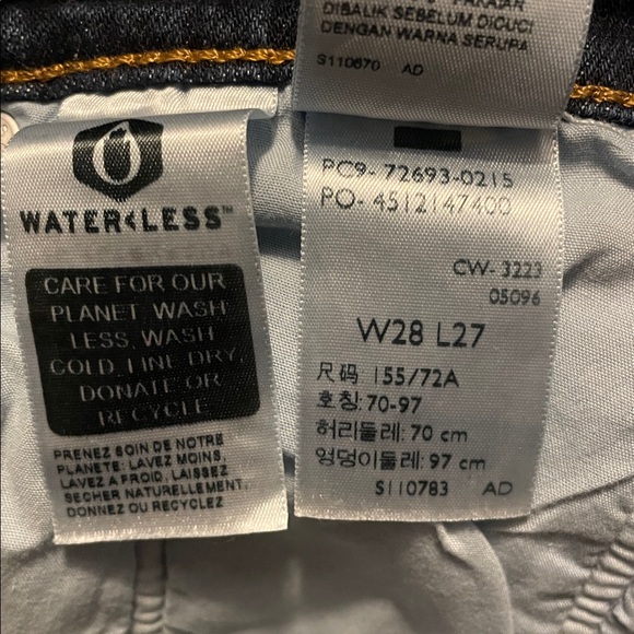 Levi ribcage straight ankle jeans -size 28 - Picture 5 of 7